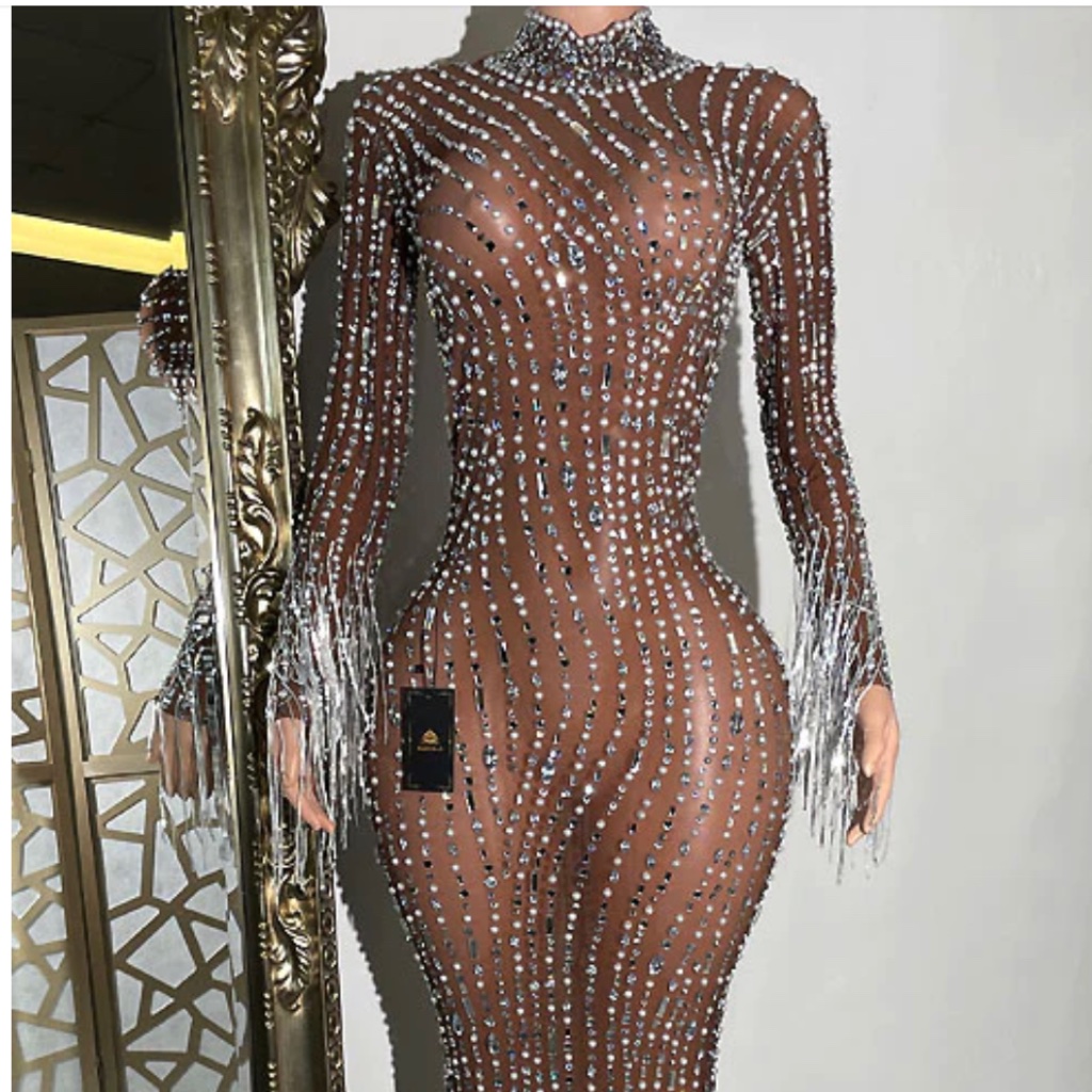 London Rhinestone Dress